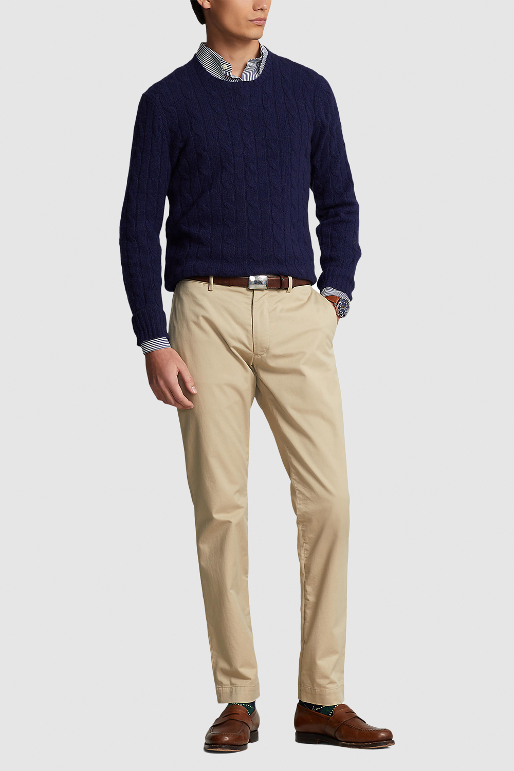 תמונת כל הלוק של מכנסי צ'ינו סלים POLO RALPH LAUREN